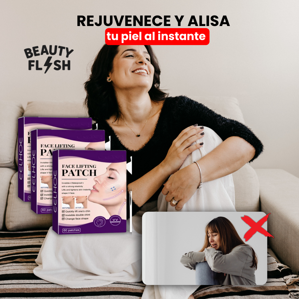 3 LiftPatch™ – Parche Lifting Invisible para Reafirmar Rostro Sin Botox ni Procedimientos + 🎁 Guía “10 Trucos Secretos para recuperar tu energía femenina y volver a sentirte plena” GRATIS + Envío Gratis