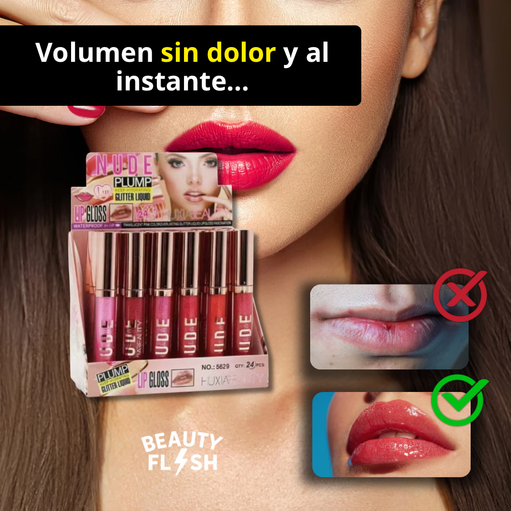 SET 24 LABIALES VOLUMINIZADORES - VOLUMEN AL INSTANTE SIN INYECCIONES