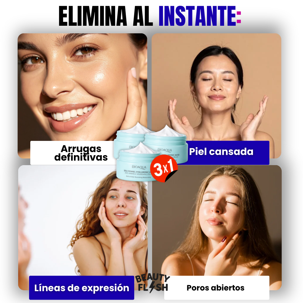 3x1 HidraLux™ – Elimina por completo lineas finas y arrugas profundas + 🎁 Guía “10 Trucos Secretos para atraer a cualquier hombre” GRATIS + Envío Gratis