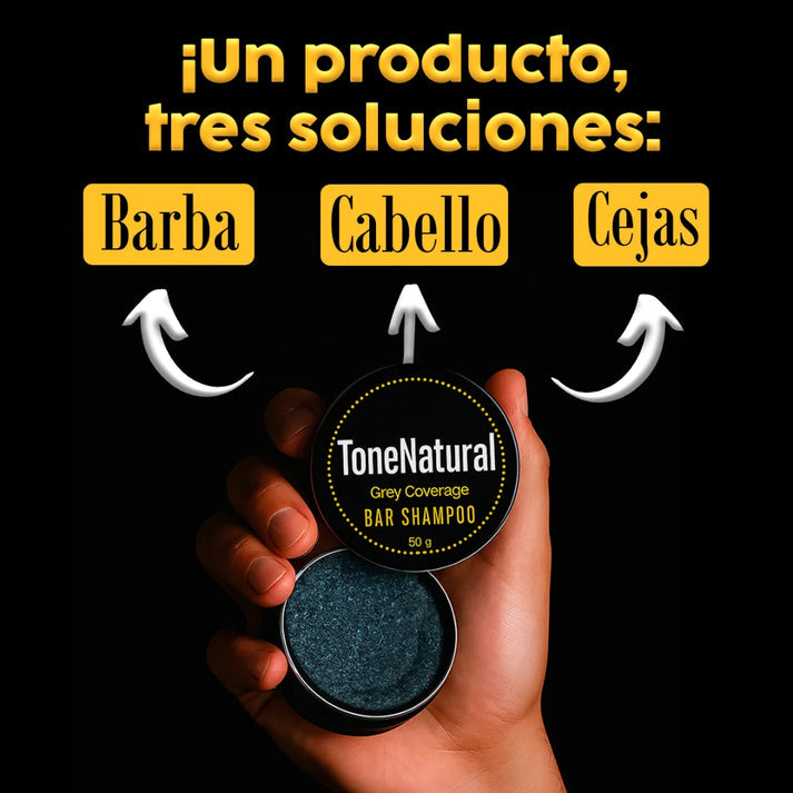 3x1 Black Tone™ – Elimina canas al instante+🎁 Manual de regeneración capilar y secretos para lucir más atractivo GRATIS + Envío Gratis