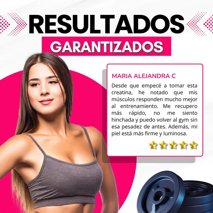Creatina Femme Plus™ – Gluteos y piernas grandes + 🎁 Guía “10 Trucos Secretos para atraer a cualquier hombre” GRATIS + Envío Gratis