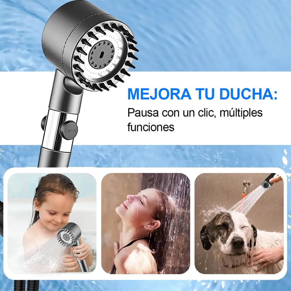 TurboMax™ – Más presión, menos tiempo, mejor baño +🎁 Manual 12 pasos simples para tener un hogar inteligente gastando menos GRATIS + Envío Gratis